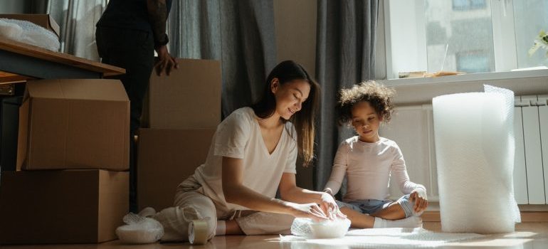 family help kids adjust to a new home